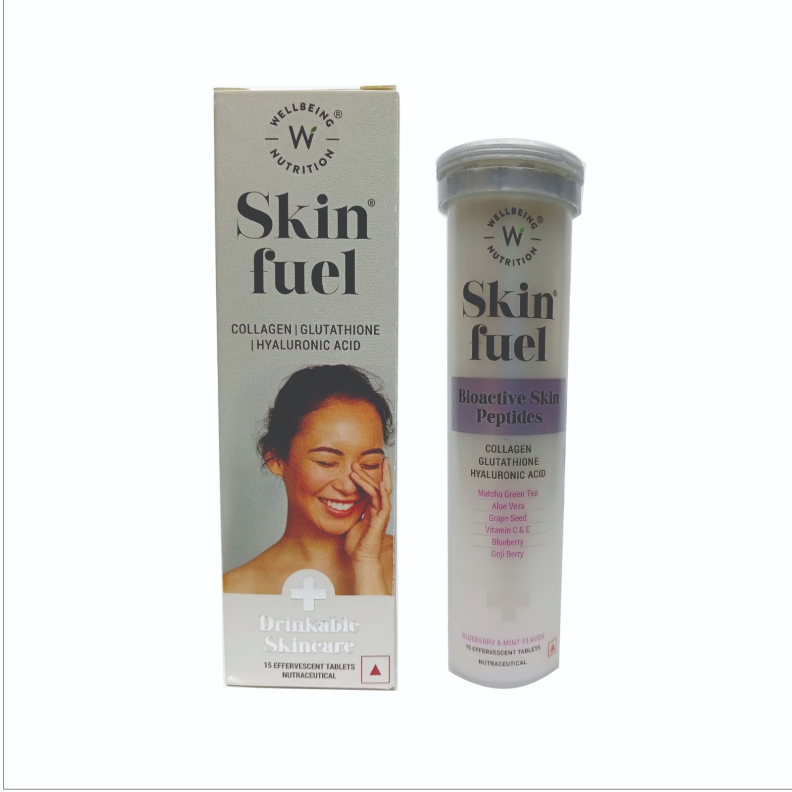 Skin Fuel Liposomal Glutathione 600mg Fizz Tabs