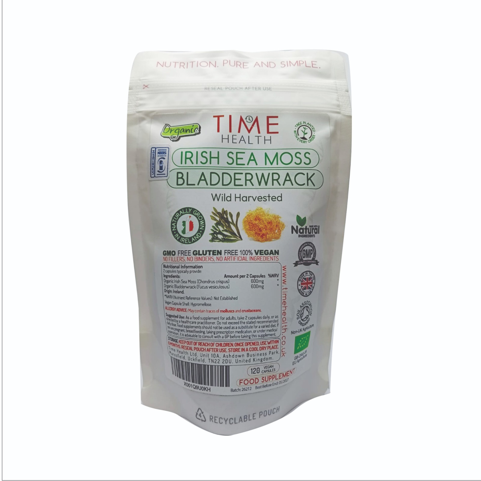 Irish Sea Moss 600mg & Bladderwrack 600mg