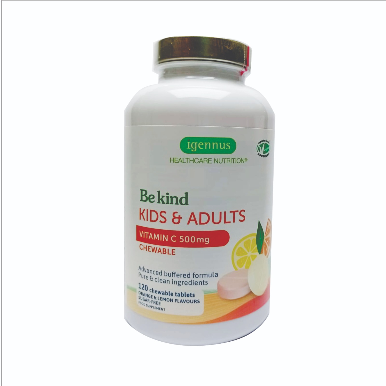 Be Kind Kids & Adults Vitamin C 500mg Chewable