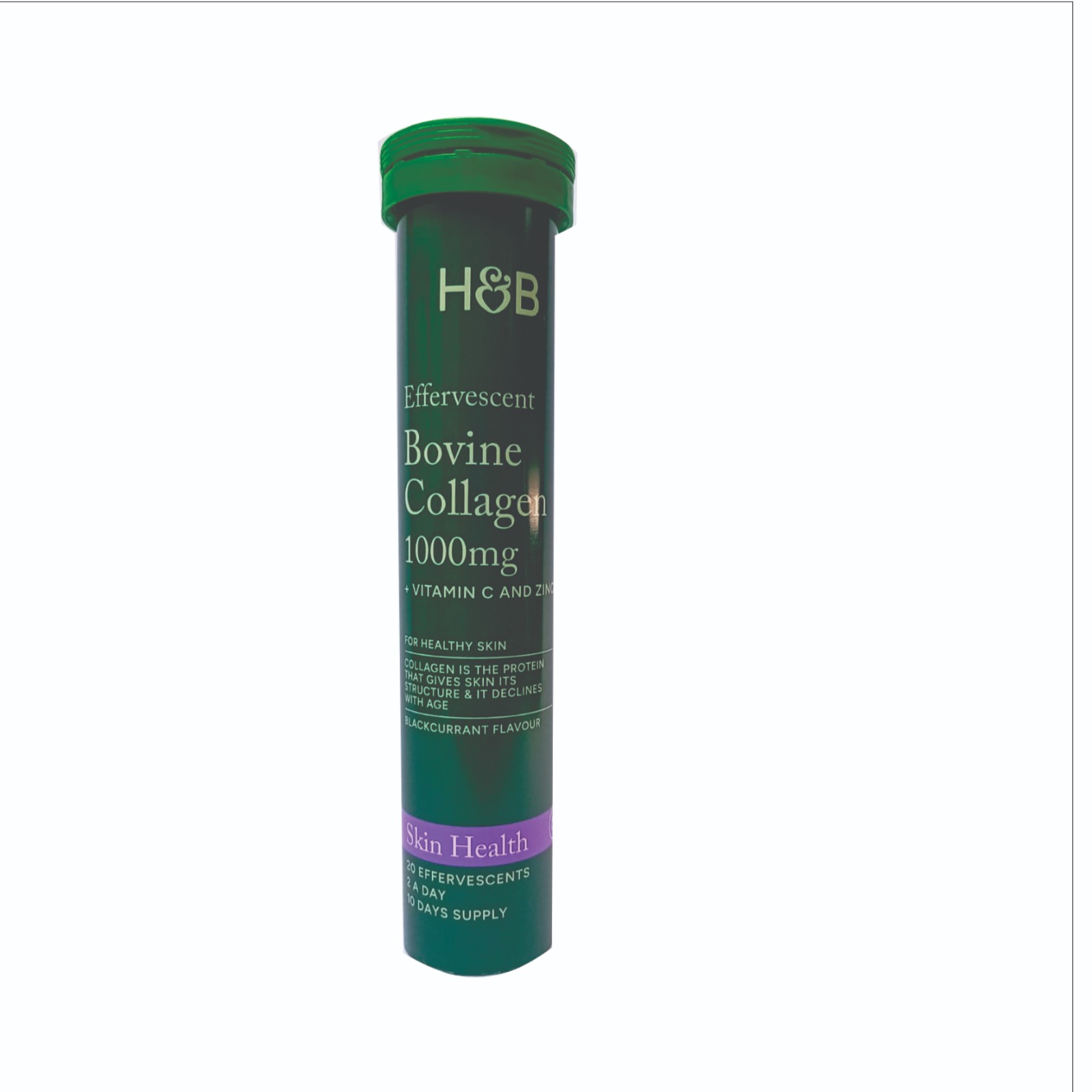 Effervescent Bovine Collagen 1000mg + Vitamin C + Zinc