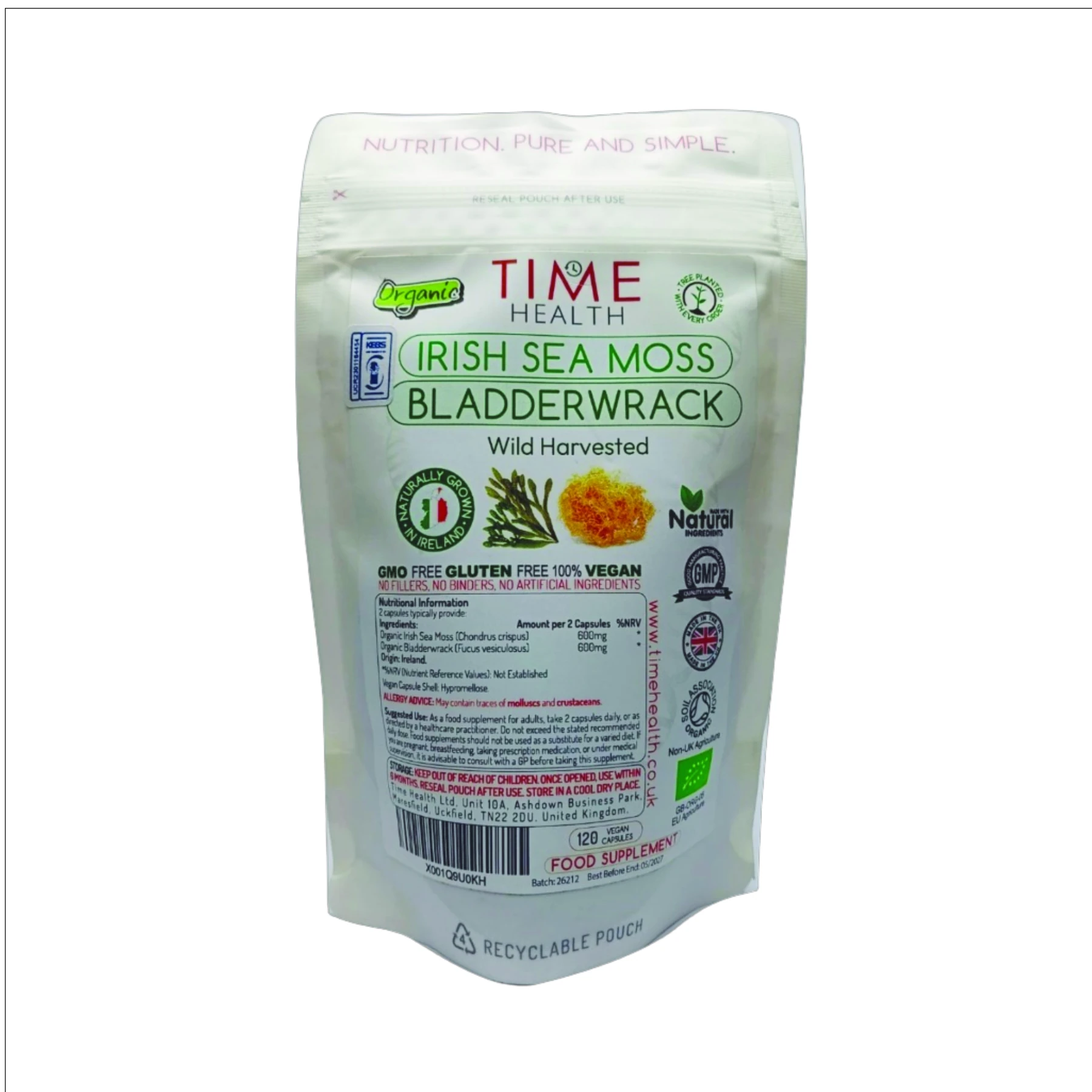 Irish Sea Moss 600mg & Bladderwrack 600mg