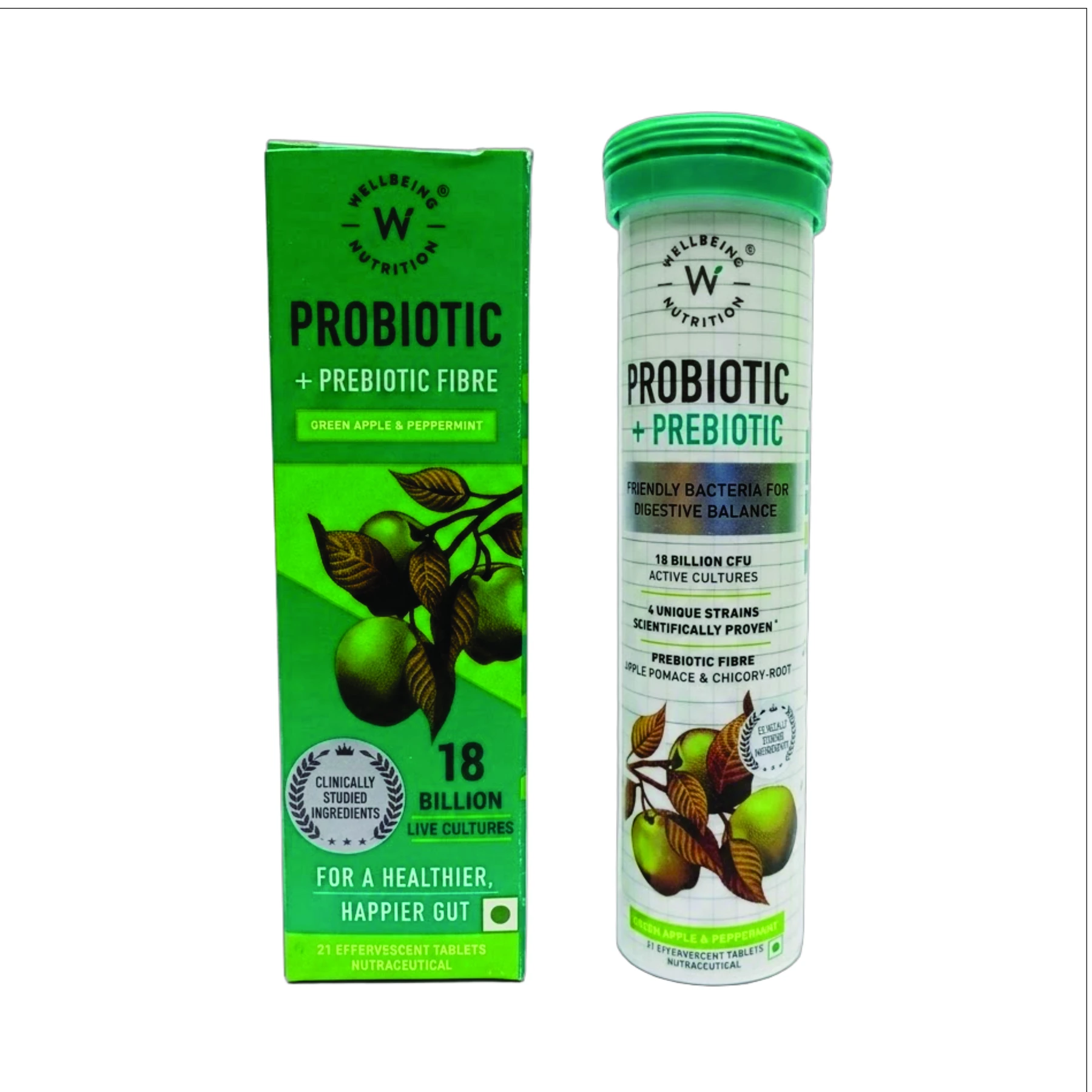 Probiotic + Prebiotic 18B CFU Fizz Tabs