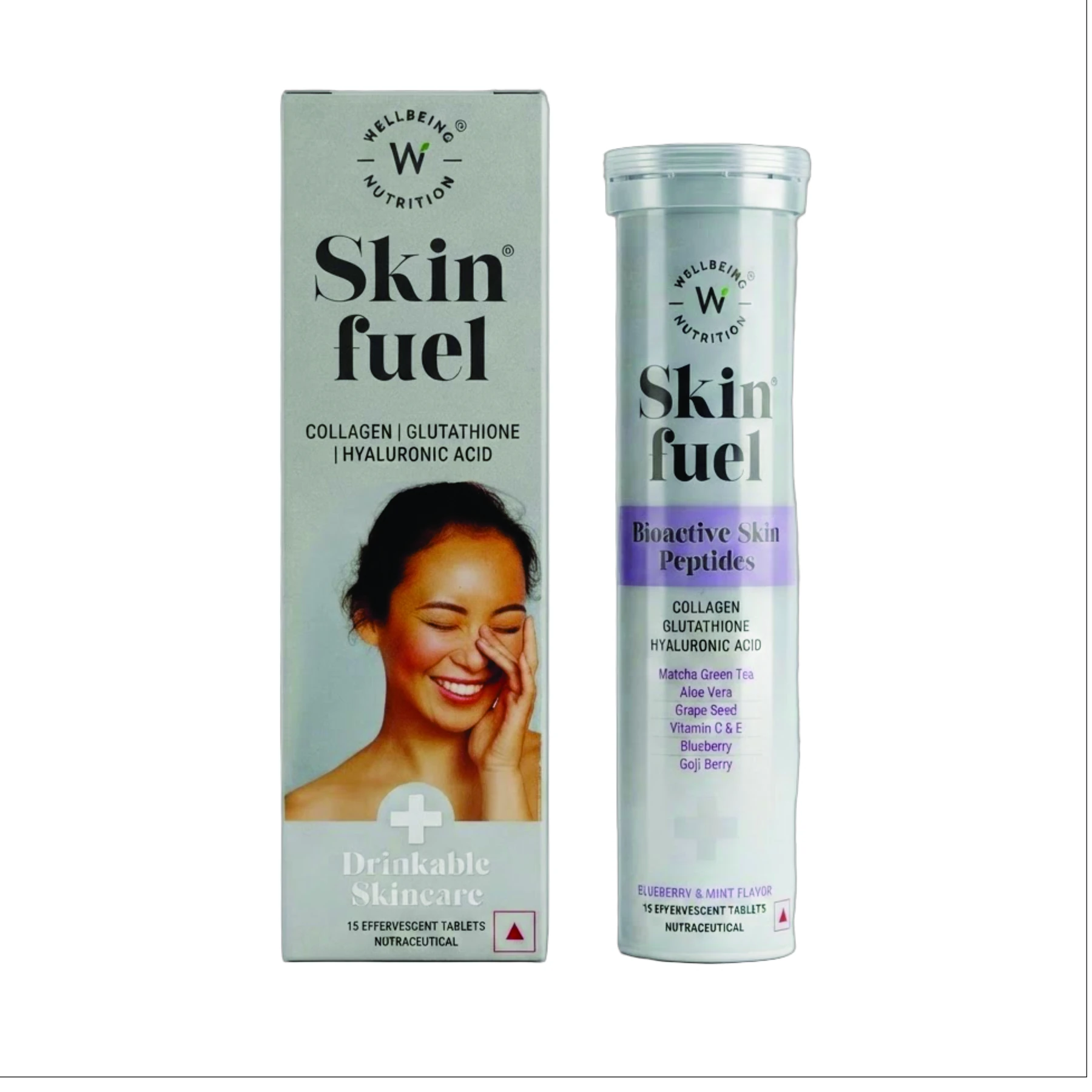 Skin Fuel Liposomal Glutathione 600mg Fizz Tabs
